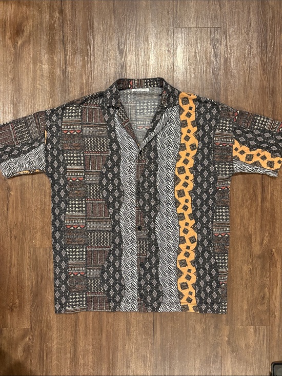 Other - Zara Men’s Medium button down geometric print